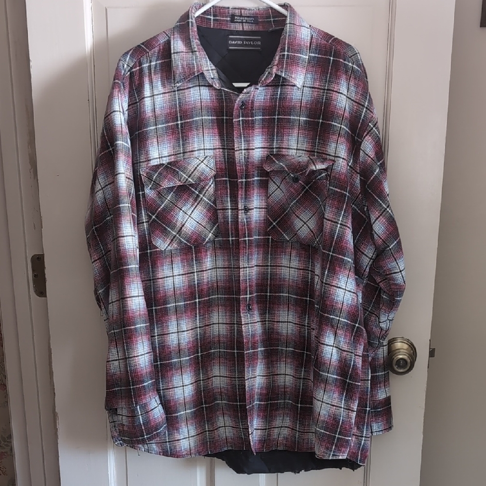 David Taylor Plaid Flannel